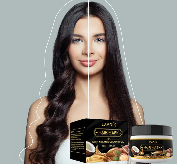Mascarilla Reparadora de Efecto Queratina! Ideal para Cabello Rizado y Maltratado