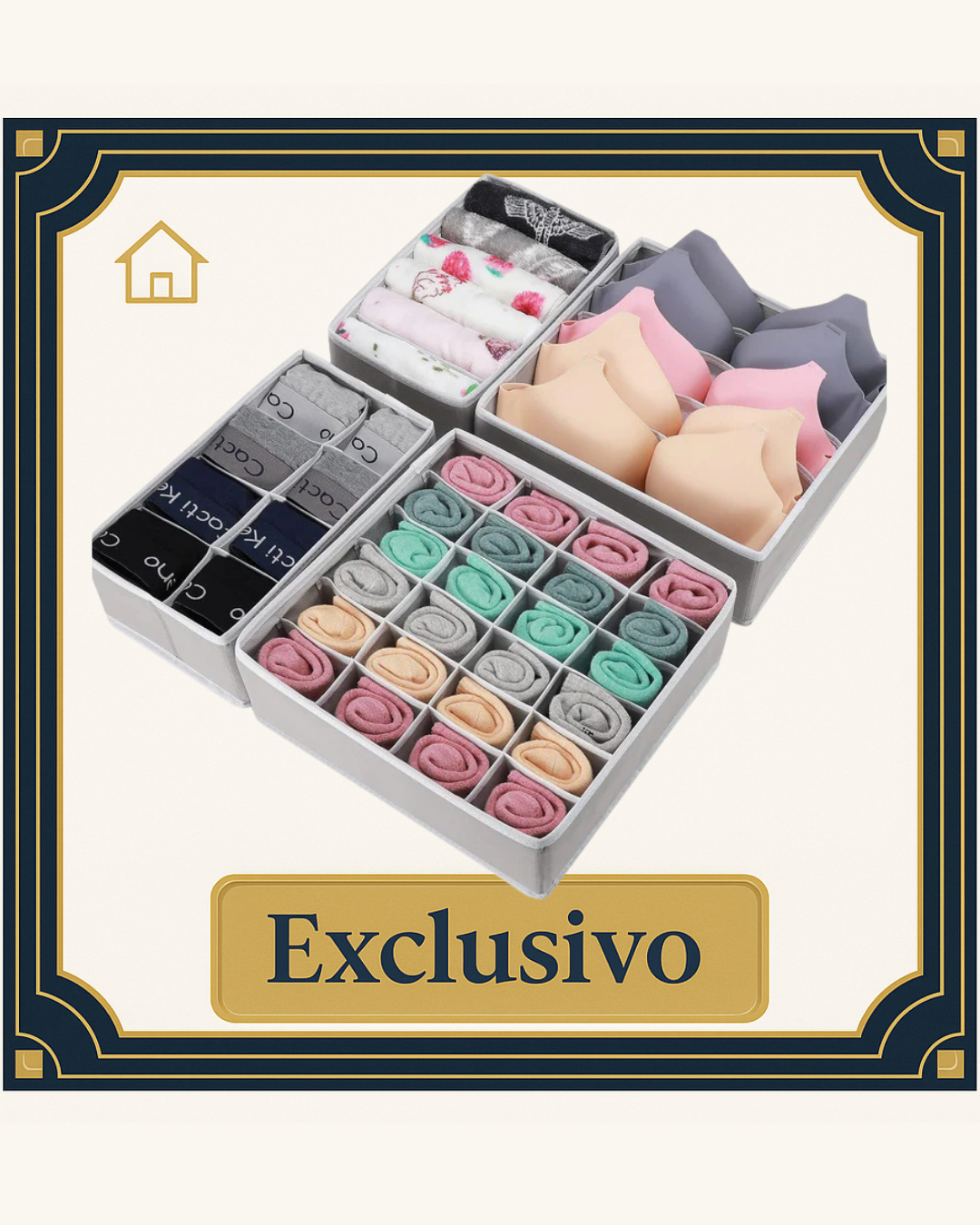 Organiza Tu Ropa Fácil y Rápido con el Set de Organizadores Premium